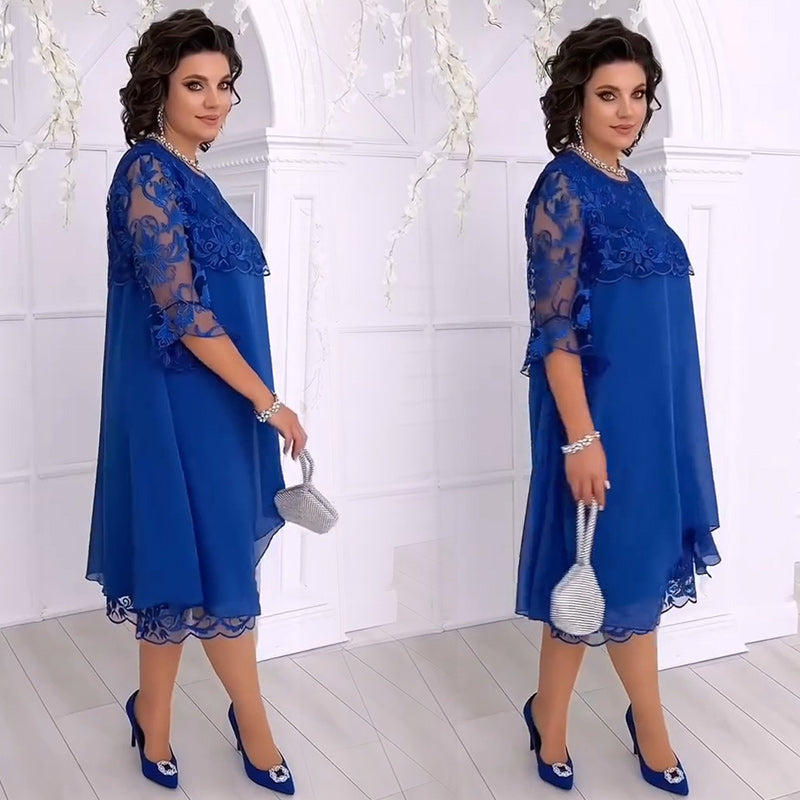 2025 Neue Produkte Rabatt💃🌟Transparentes Spitzenkleid in Layering-Optik🌟