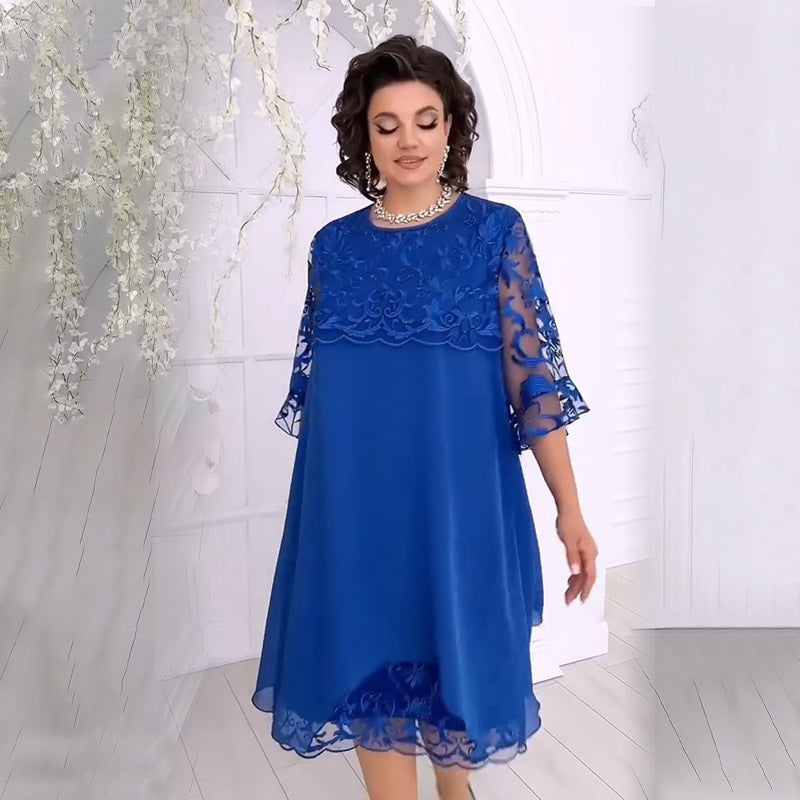 2025 Neue Produkte Rabatt💃🌟Transparentes Spitzenkleid in Layering-Optik🌟