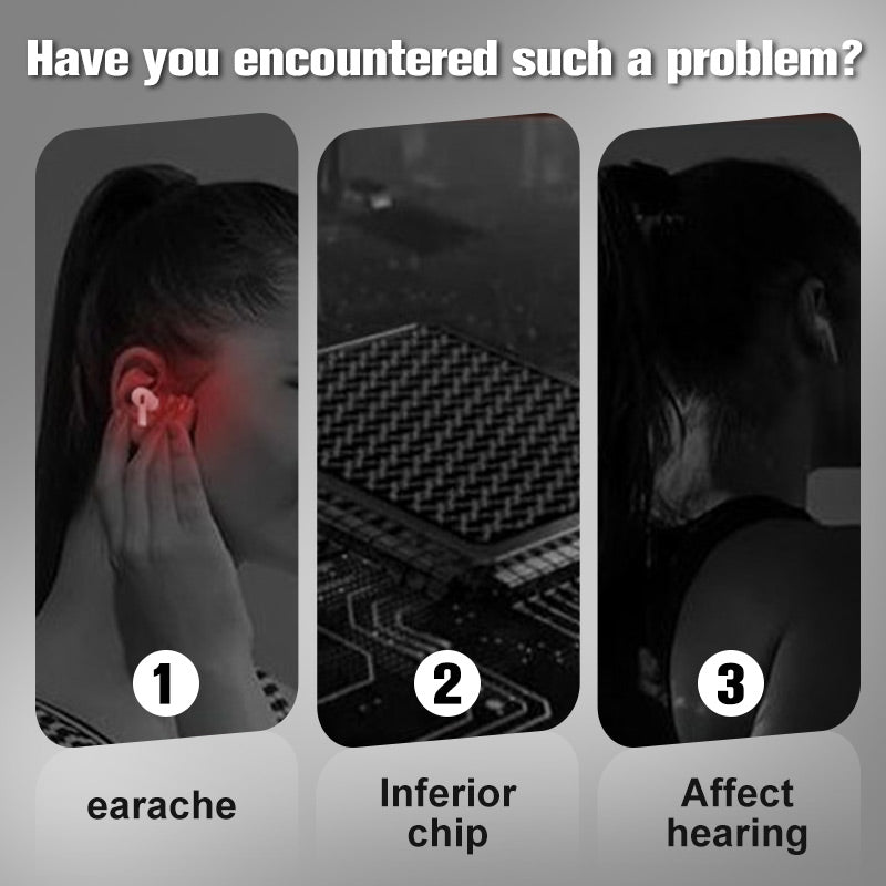 🎧2025 Neues Design✨Wasserdichte offene Ohrhörer mit Geräuschunterdrückung