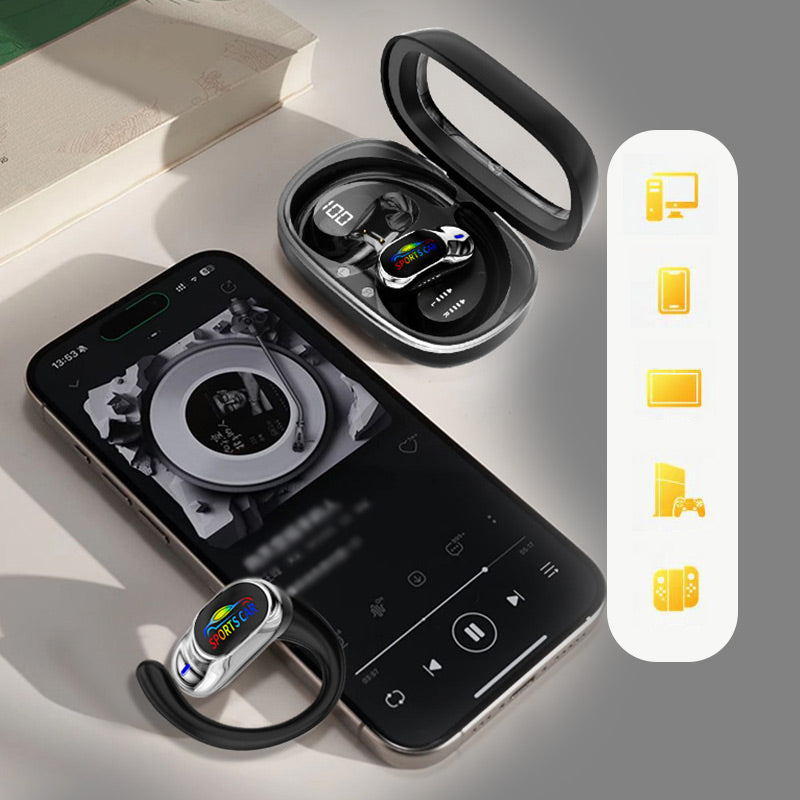 🎧2025 Neues Design✨Wasserdichte offene Ohrhörer mit Geräuschunterdrückung