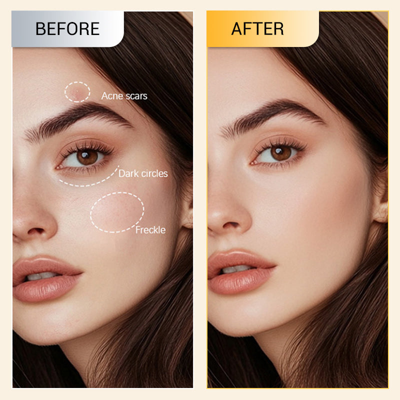 🔥Buy more, get more free!🔥💖Natural Light Long Lasting Silky Concealer Shadow Swivel Foundation Stick 🛍️ macht Ihr Make-up perfekt!