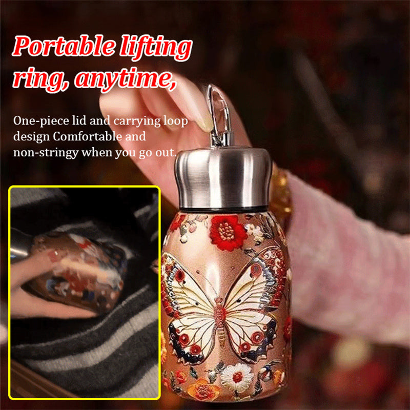 🔥2 KAUFEN, 1 GRATIS🔥Stilvolle & tragbare isolierte Wasserflasche🎒 Halten Sie Getränke heiß oder kalt, genießen Sie frische Getränke jederzeit und überall!