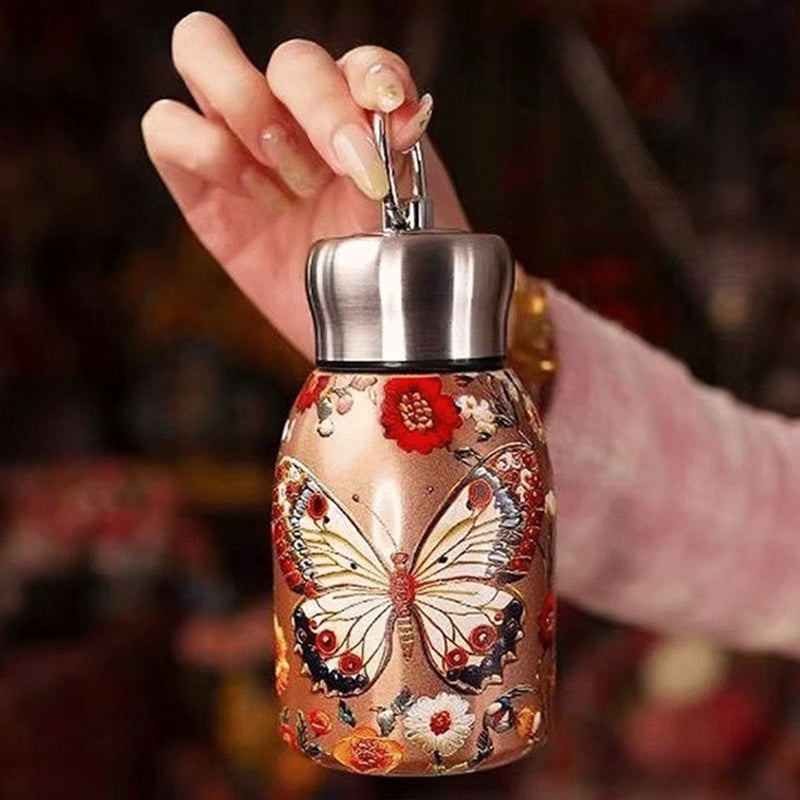 🔥2 KAUFEN, 1 GRATIS🔥Stilvolle & tragbare isolierte Wasserflasche🎒 Halten Sie Getränke heiß oder kalt, genießen Sie frische Getränke jederzeit und überall!