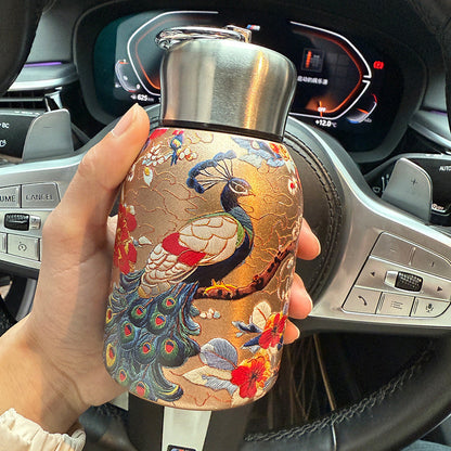 🔥2 KAUFEN, 1 GRATIS🔥Stilvolle & tragbare isolierte Wasserflasche🎒 Halten Sie Getränke heiß oder kalt, genießen Sie frische Getränke jederzeit und überall!