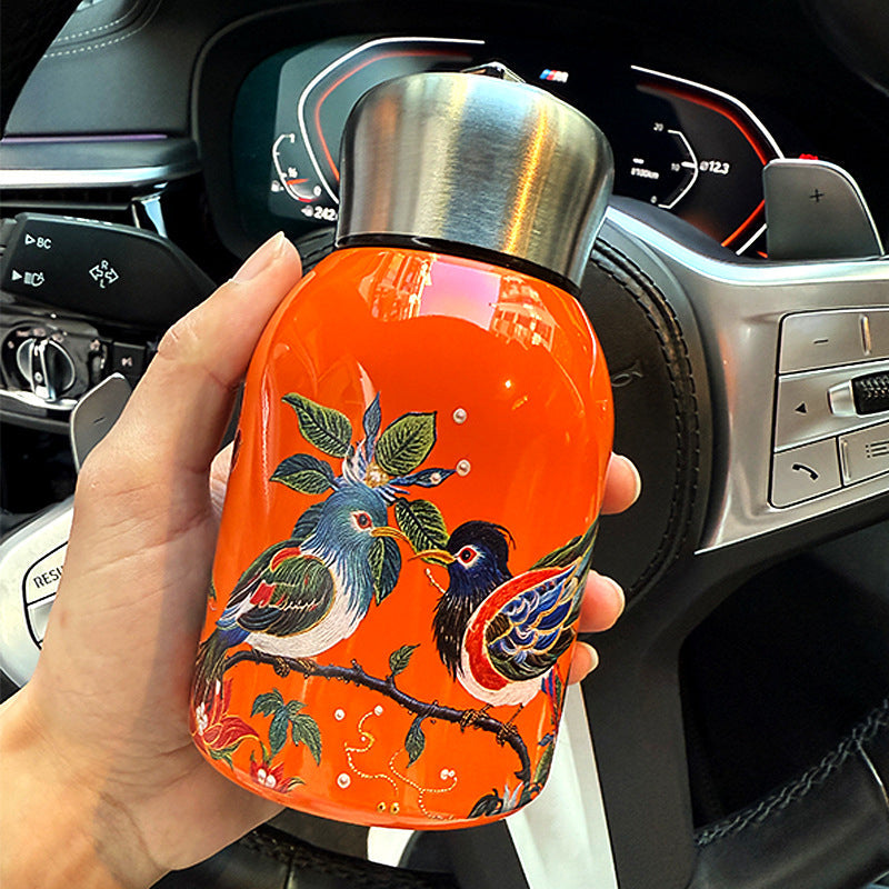 🔥2 KAUFEN, 1 GRATIS🔥Stilvolle & tragbare isolierte Wasserflasche🎒 Halten Sie Getränke heiß oder kalt, genießen Sie frische Getränke jederzeit und überall!