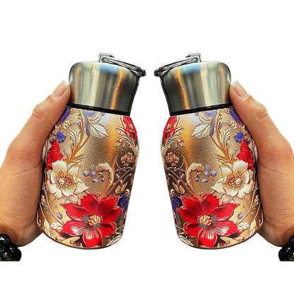 🔥2 KAUFEN, 1 GRATIS🔥Stilvolle & tragbare isolierte Wasserflasche🎒 Halten Sie Getränke heiß oder kalt, genießen Sie frische Getränke jederzeit und überall!