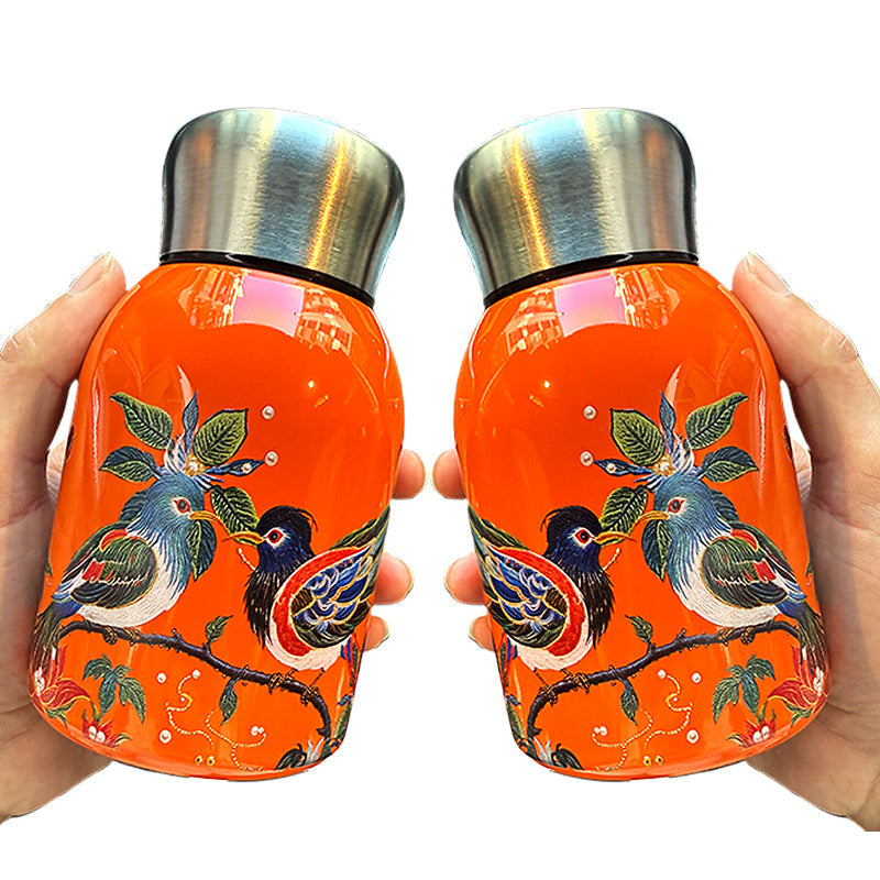 🔥2 KAUFEN, 1 GRATIS🔥Stilvolle & tragbare isolierte Wasserflasche🎒 Halten Sie Getränke heiß oder kalt, genießen Sie frische Getränke jederzeit und überall!