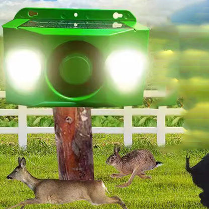 🚫🚨Solarbetriebene Tierabwehr-Warnlichter mit lautem Alarm🐨