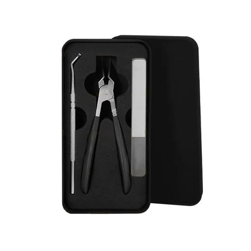 🔥2025 heißer Verkauf🔥✨Anti-Splash 25 ° Slant Edge Nagel Clipper 3-teiliges Set