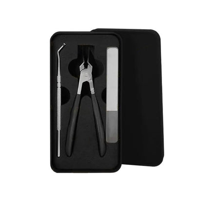 🔥2025 heißer Verkauf🔥✨Anti-Splash 25 ° Slant Edge Nagel Clipper 3-teiliges Set