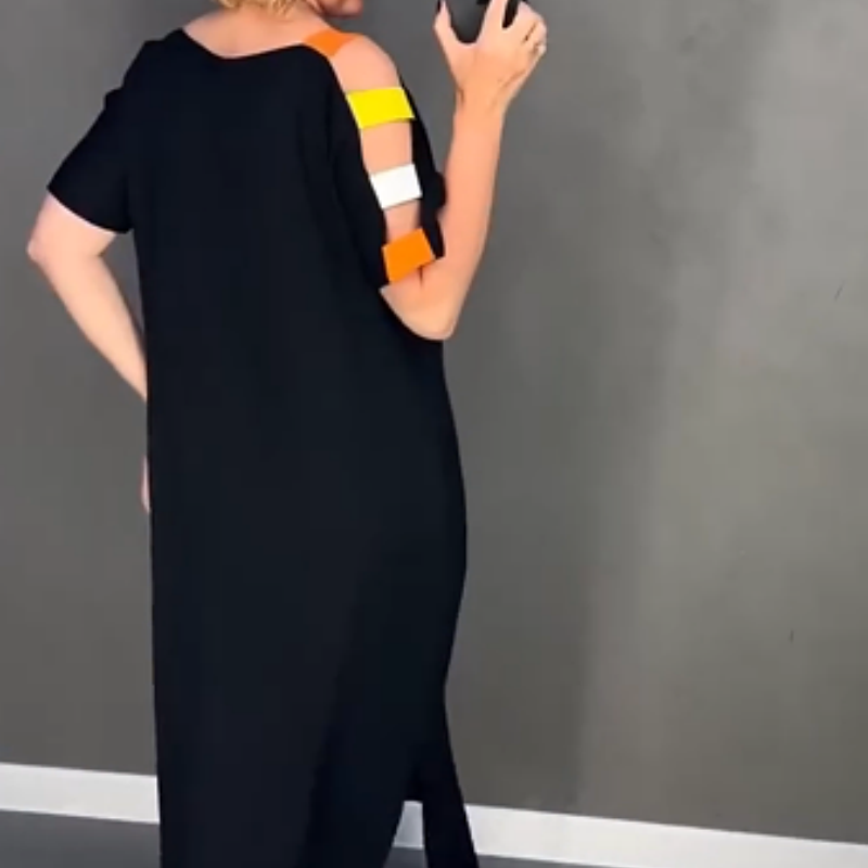 🌸Frühjahrsspecials💐 Damenmode bedrucktes kurzärmeliges Kleid