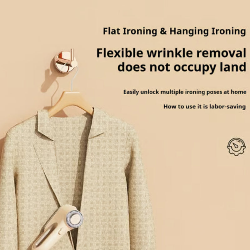 🎁Hot sale ✨Tragbarer Hand-Vakuumdampfer für Kleidung - mühelos faltenfrei stylen!