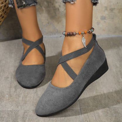 👠🔥Bequeme, leichte, rutschfeste und atmungsaktive Schuhe mit flacher Fußgewölbeunterstützung für Damen