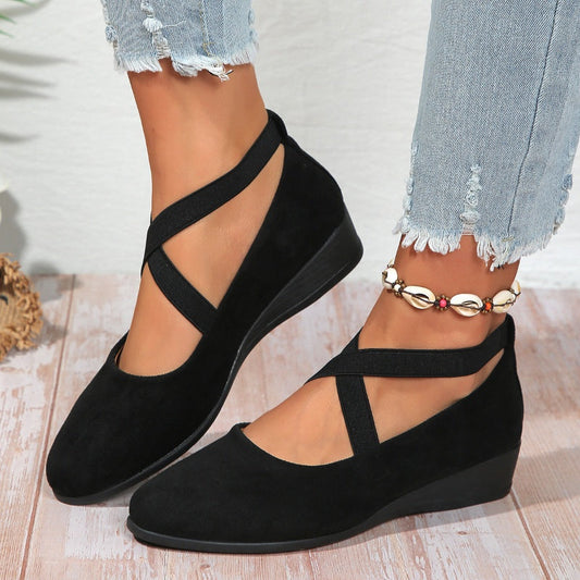 👠🔥Bequeme, leichte, rutschfeste und atmungsaktive Schuhe mit flacher Fußgewölbeunterstützung für Damen