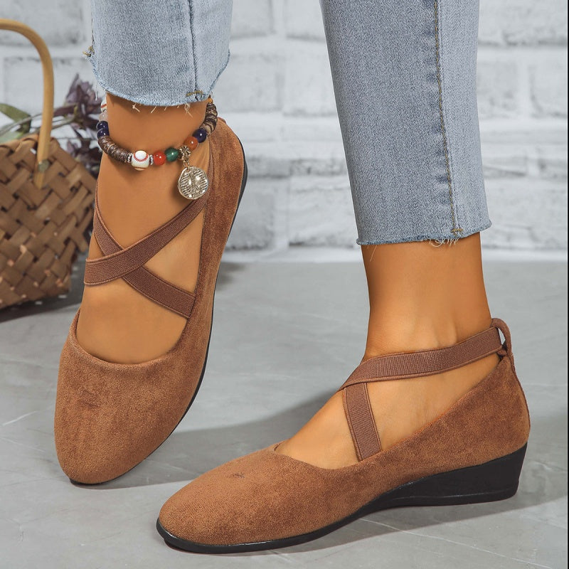 👠🔥Bequeme, leichte, rutschfeste und atmungsaktive Schuhe mit flacher Fußgewölbeunterstützung für Damen
