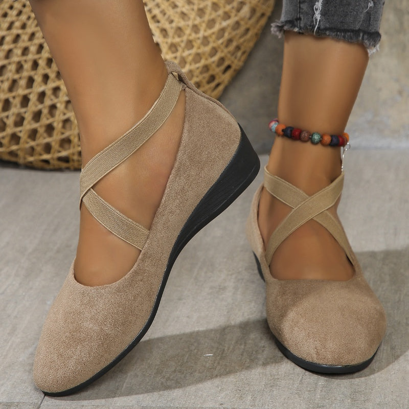 👠🔥Bequeme, leichte, rutschfeste und atmungsaktive Schuhe mit flacher Fußgewölbeunterstützung für Damen