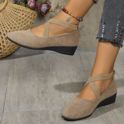 👠🔥Bequeme, leichte, rutschfeste und atmungsaktive Schuhe mit flacher Fußgewölbeunterstützung für Damen