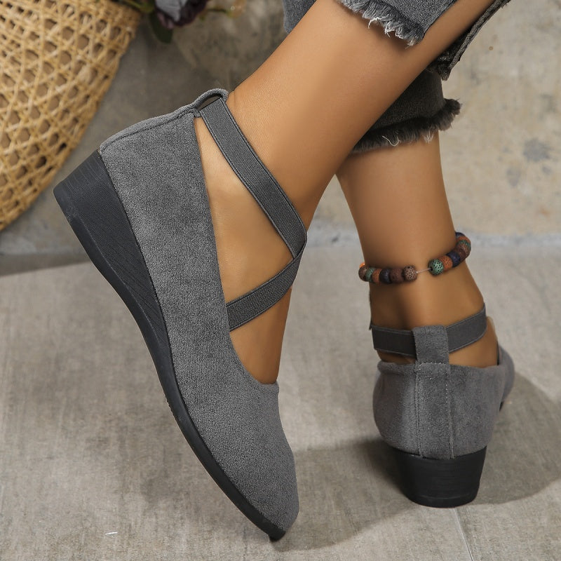 👠🔥Bequeme, leichte, rutschfeste und atmungsaktive Schuhe mit flacher Fußgewölbeunterstützung für Damen