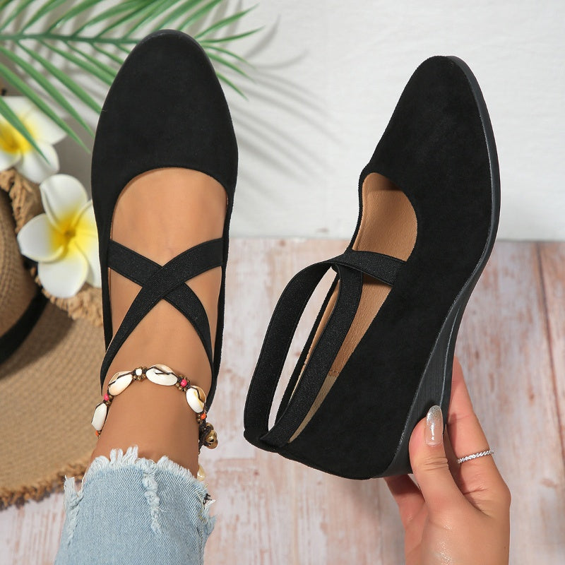 👠🔥Bequeme, leichte, rutschfeste und atmungsaktive Schuhe mit flacher Fußgewölbeunterstützung für Damen