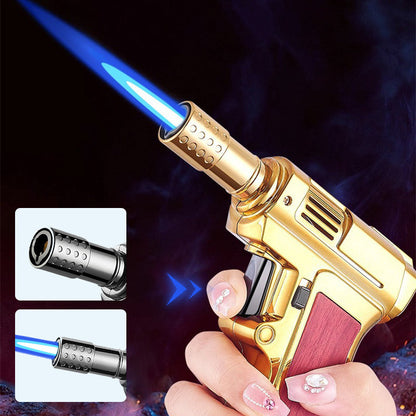 🔥🚀Tragbare, winddichte, nachfüllbare Mehrzweck-Taschenlampe Feuerzeug