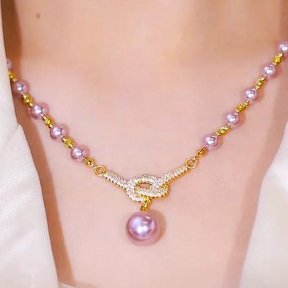 💜Muttertagsangebote 50% Rabatt💜Damen Perlenkette