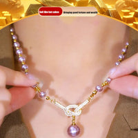 💜Muttertagsangebote 50% Rabatt💜Damen Perlenkette