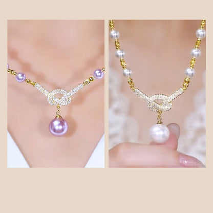 💜Muttertagsangebote 50% Rabatt💜Damen Perlenkette