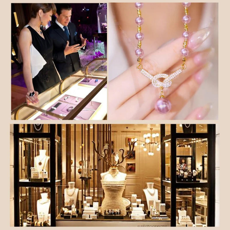 💜Muttertagsangebote 50% Rabatt💜Damen Perlenkette