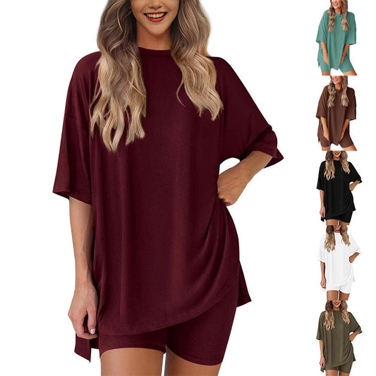 ⏳Begrenzte Zeit 50% Rabatt💥lässiges zweiteiliges Set mit kurzen Ärmeln und Shorts