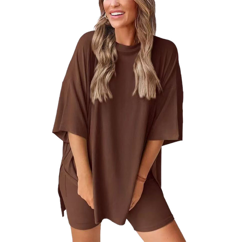 ⏳Begrenzte Zeit 50% Rabatt💥lässiges zweiteiliges Set mit kurzen Ärmeln und Shorts