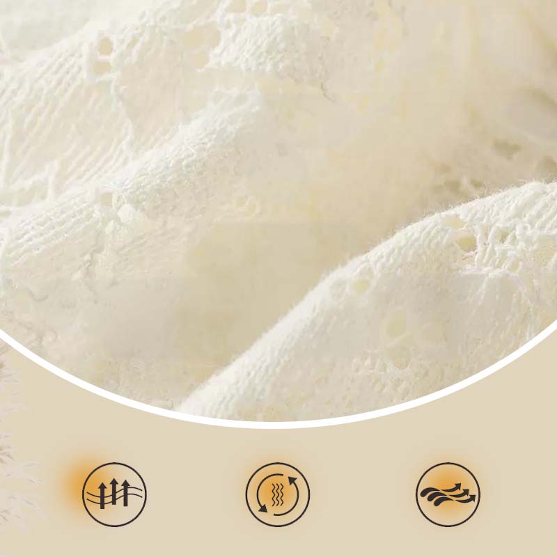 ✨2025 Neuer Verkauf✨💃Trägerloses Spitzenkleid mit hohlem Patchwork für Damen