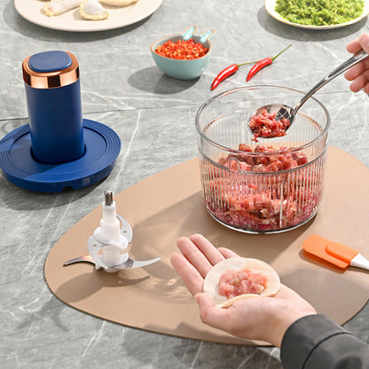 Multifunctional Electric Meat Grinder with 3 Bowls