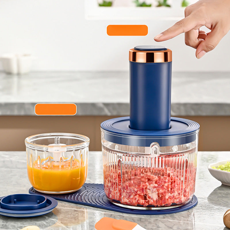 Multifunctional Electric Meat Grinder with 3 Bowls
