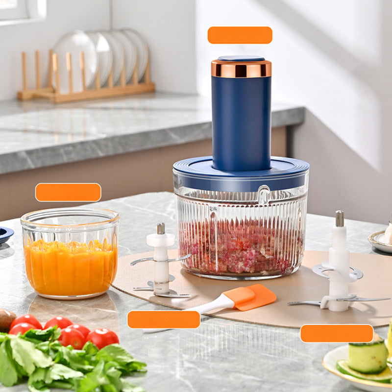 Multifunctional Electric Meat Grinder with 3 Bowls