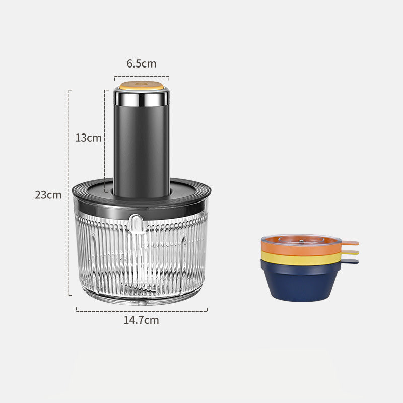 Multifunctional Electric Meat Grinder with 3 Bowls