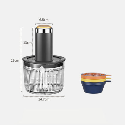 Multifunctional Electric Meat Grinder with 3 Bowls