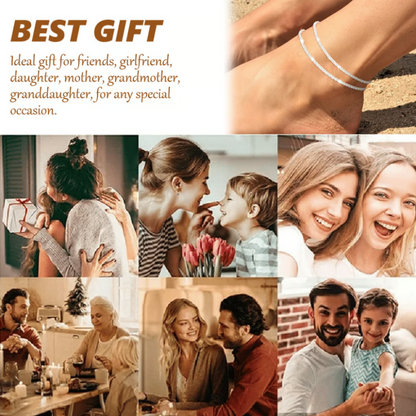 💜LAST DAY - BUY 1 GET 1 FREE💜Zierliches wasserdichtes Fußkettchen in Schichten