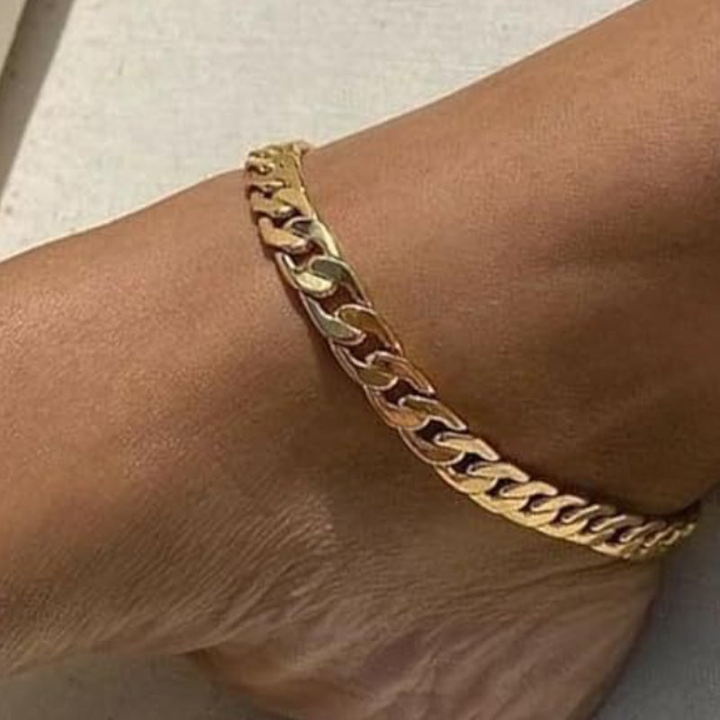 💜LAST DAY - BUY 1 GET 1 FREE💜Zierliches wasserdichtes Fußkettchen in Schichten