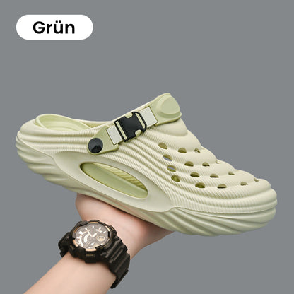 ✈️Atmungsaktive Slip-On-Sandalen für Herren🎉🩴Zwei Arten, ein Paar Schuhe zu tragen🩴