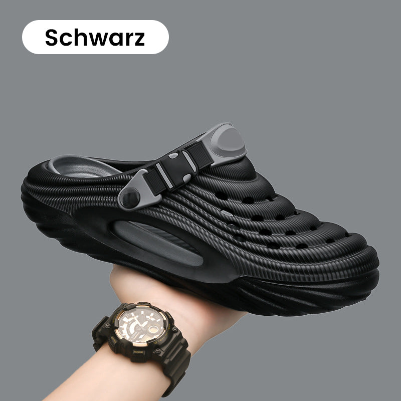 ✈️Atmungsaktive Slip-On-Sandalen für Herren🎉🩴Zwei Arten, ein Paar Schuhe zu tragen🩴