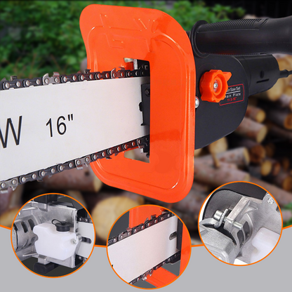 🔥★★★★★ 4.8/5.0 Amazon Bewertung🔥🔥Adaptersatz für Kettensägenumbau - Winkelschleifer in Kettensäge umbauen