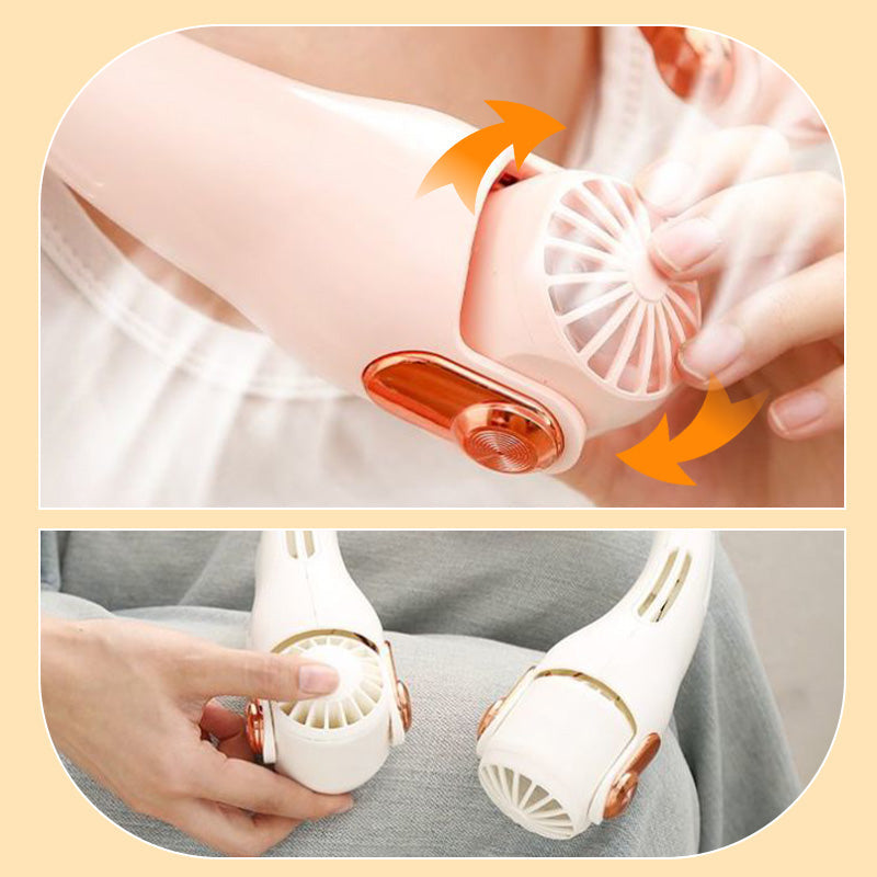 🔥Rotierender Kopf, geräuscharmer Nackenlüfter💥💥