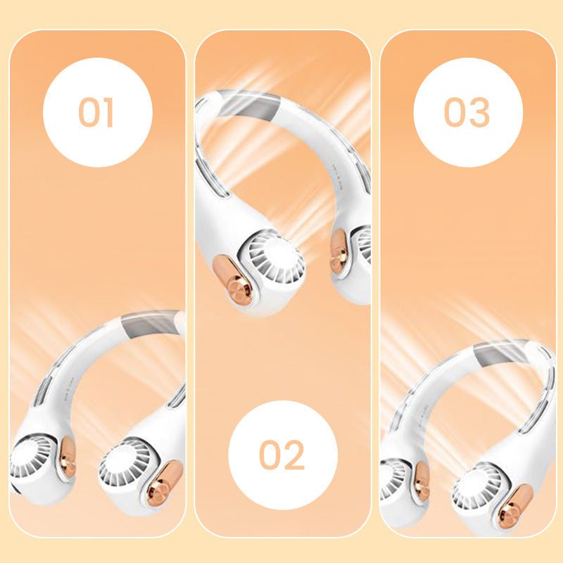 🔥Rotierender Kopf, geräuscharmer Nackenlüfter💥💥