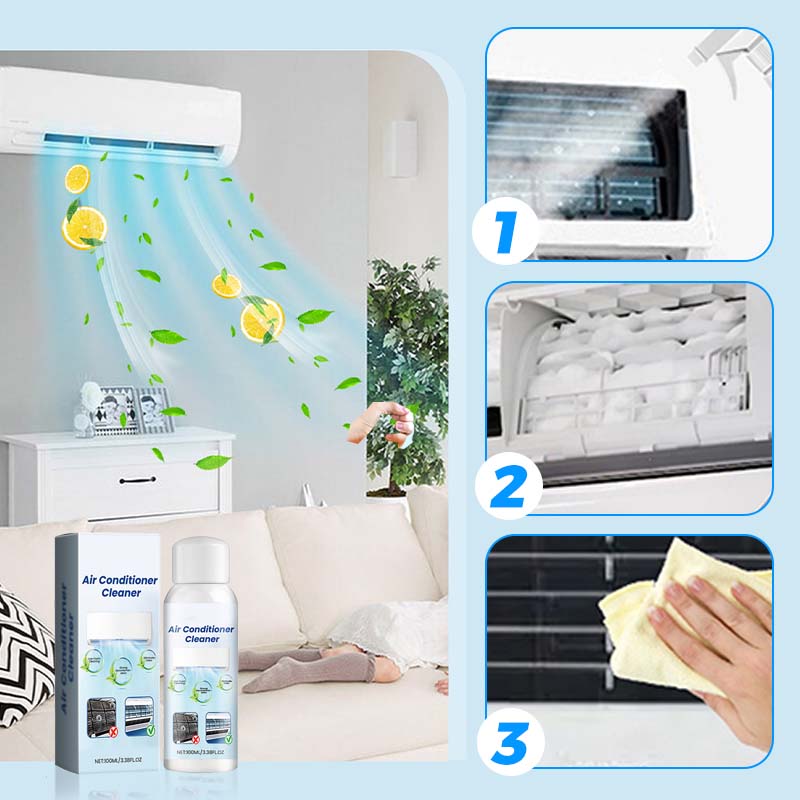 💥Limited Time BUY 1 GET 1 FREE🌀💥 Leistungsstarkes Klimaanlagen-Reinigungsspray - Tiefenreinigung, erfrischt die Luft, ein großartiger Helfer für die Klimaanlagenreinigung!