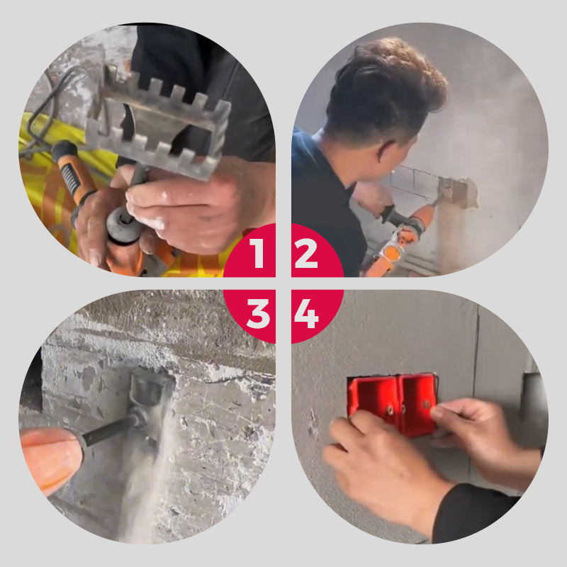 🔥HOT SALE🔥🪛Kreativer quadratischer Lochschneider für Schaltkästen