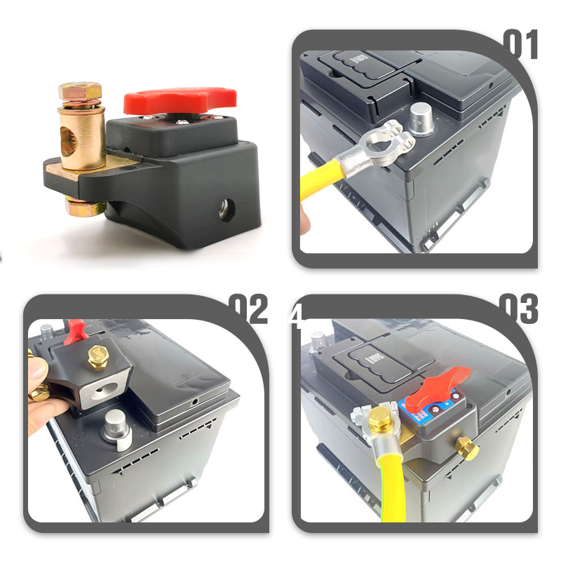 🚗2025 Neues Design⚡ Universal 12-24V Autobatterie-Trennschalter