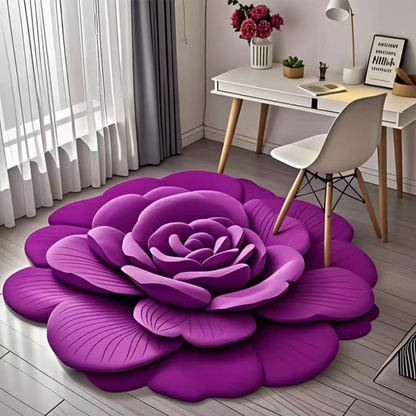⏳Zeitlich begrenztes Angebot⌛🌸 Bodenmatte mit Blumenplüsch und Kieselgur