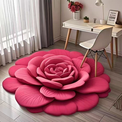 ⏳Zeitlich begrenztes Angebot⌛🌸 Bodenmatte mit Blumenplüsch und Kieselgur