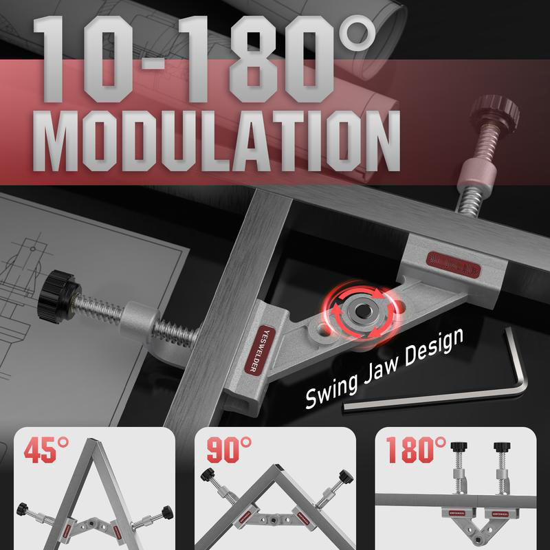 🔥Guter Helfer💪⚒️Adjustable Rohrschelle zum Schweißen und zur Holzbearbeitung🔥