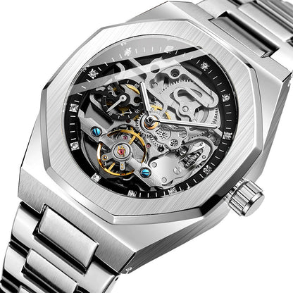 ⏳Zeitlich begrenztes Special⌛ Mechanische Luxus-Skelettuhr für Herren
